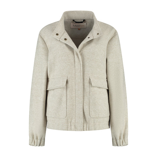 Caro Women - Lightweight Jacket - Wool look - Sand F