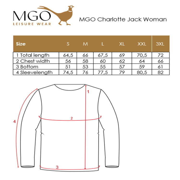 Charlotte Women - Mid-season jacket - Brown SC