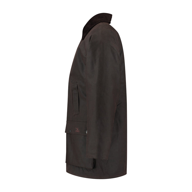 British - Wax jacket - Men - Brown L