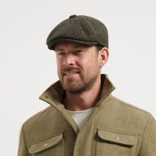 Wooler Men - Cap - Wool - Green MV