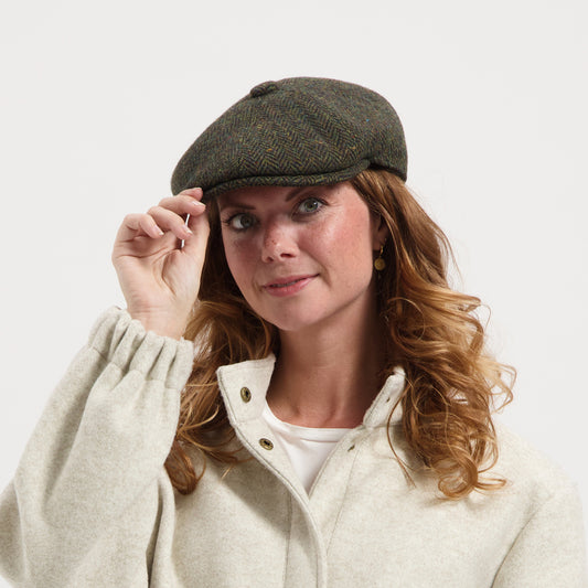 Wooler Men - Cap - Wool - Green MV