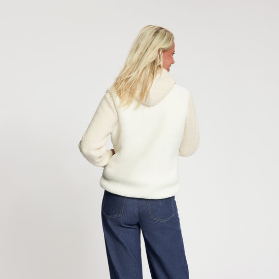 Maya Women - Outdoor Bodywarmer - Teddy - Off-White MV3