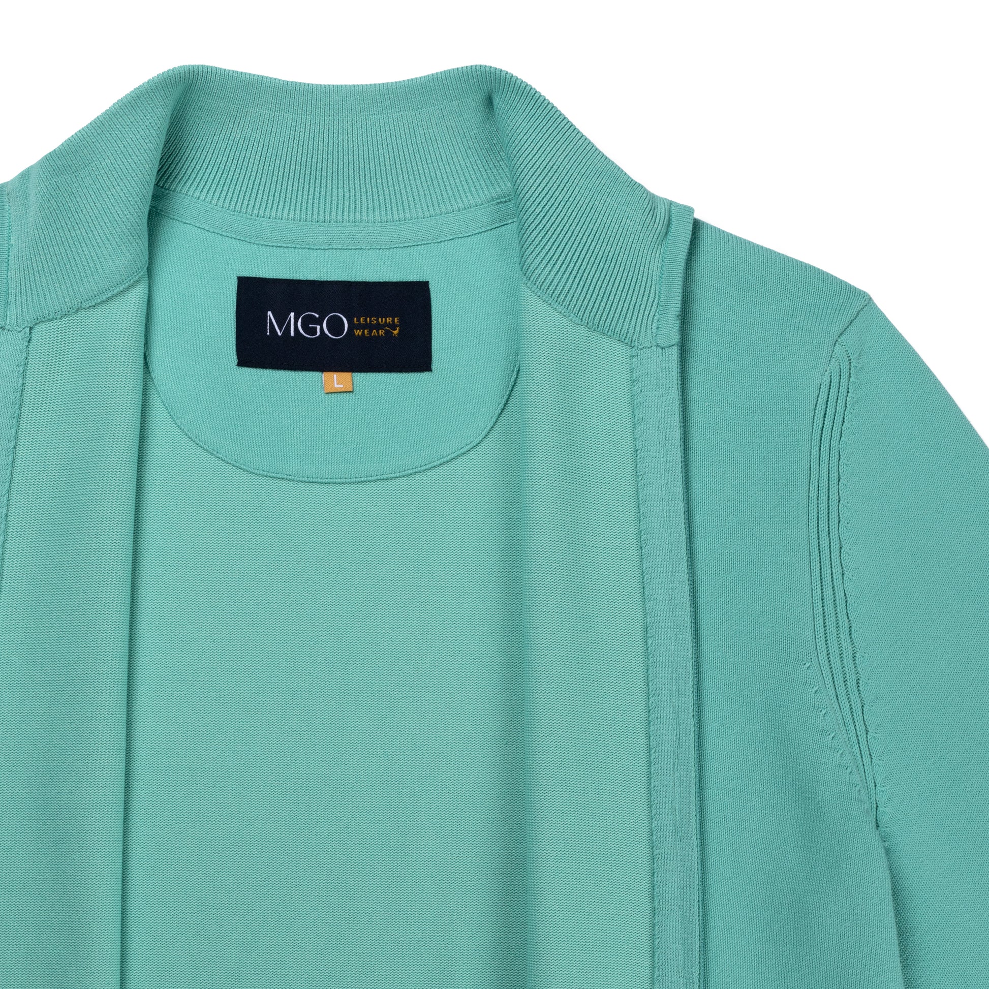 Ethan Men - Outdoor cardigan - Mint green DCI