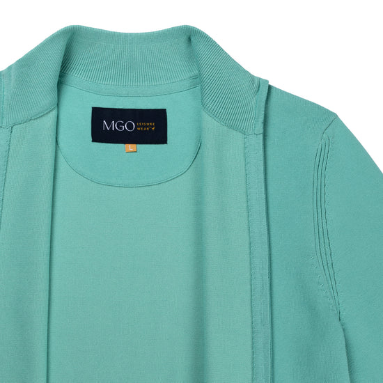 Ethan Men - Outdoor cardigan - Mint green DCI