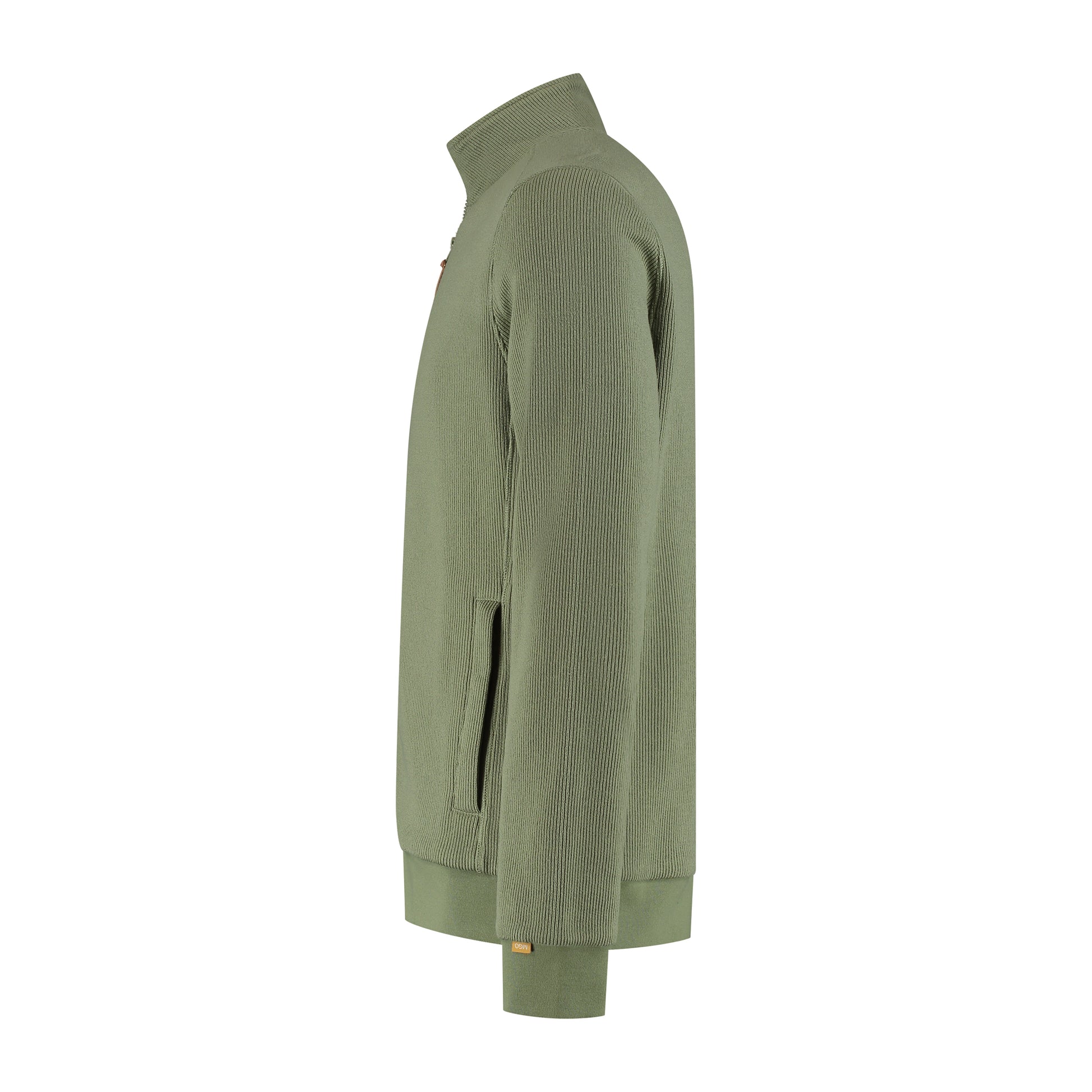 Kevin Men - Outdoor cardigan - Fleece lining - Green L