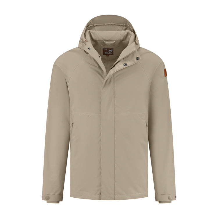 Sid - Waterproof jacket - Men - Taupe F