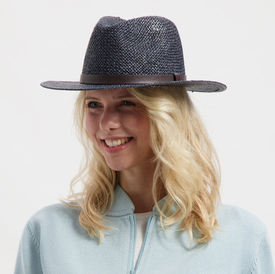 York Unisex - Straw hat - Navy ACC4