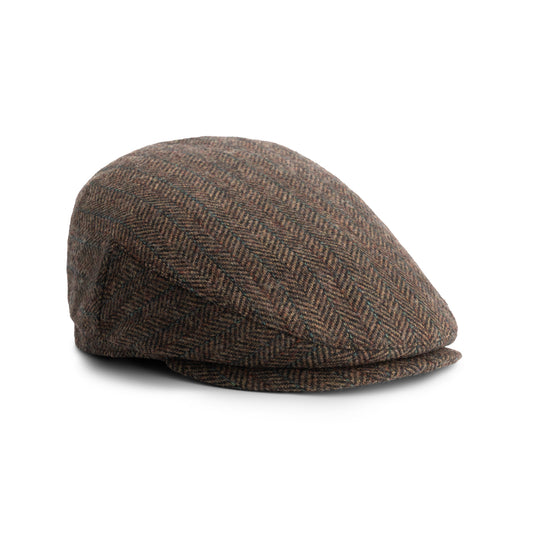 Wells Men - Cap - Wool Blend - Brown ACC1