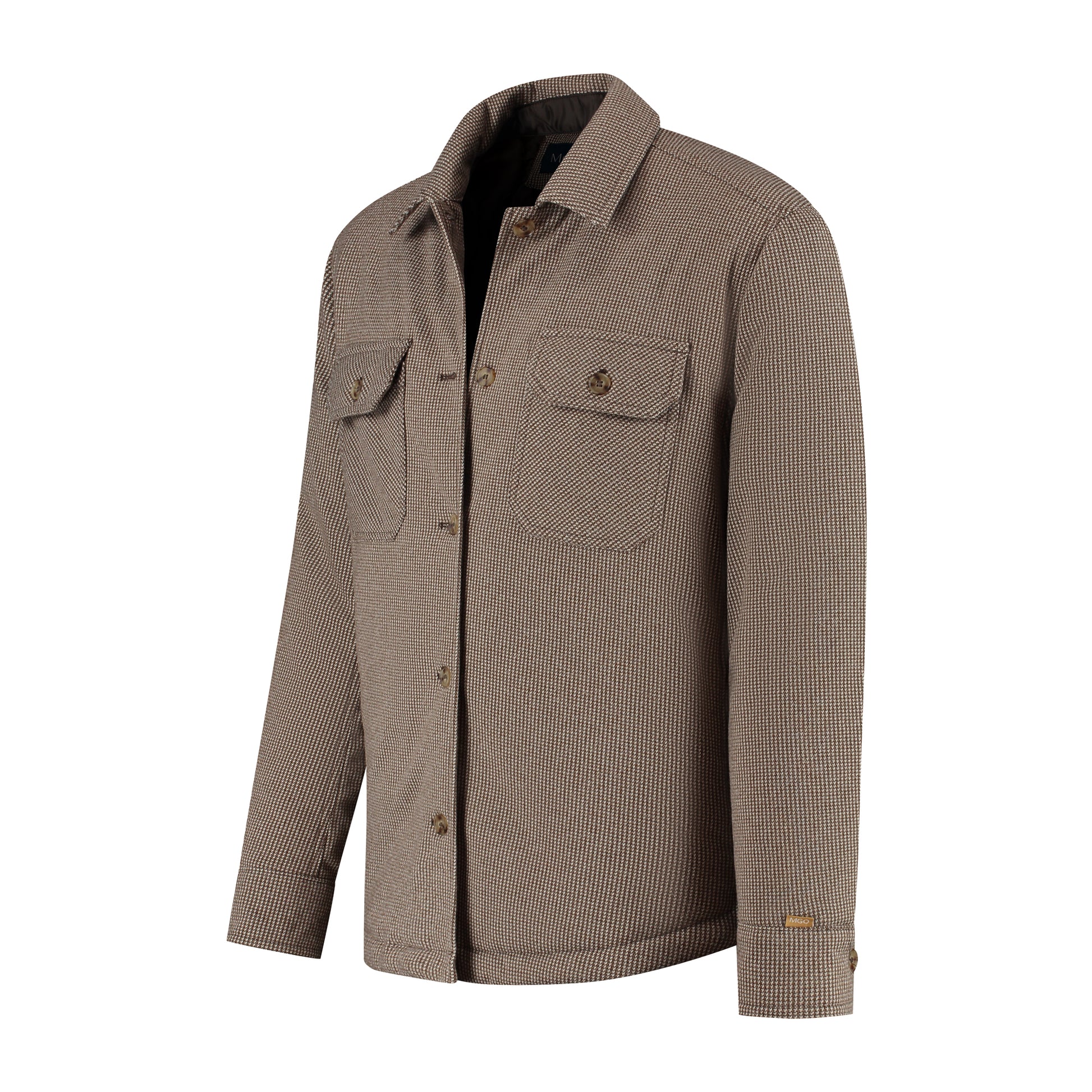 Duke Men - Shacket - Lightweight jacket - Padded shirt - Brown FL