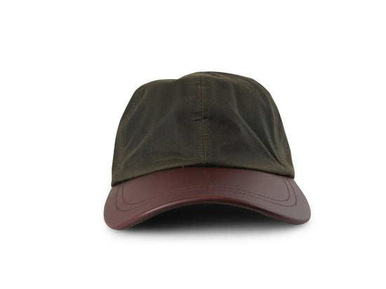 Harry - Wax Baseball Cap - Uni - Olive ACC2