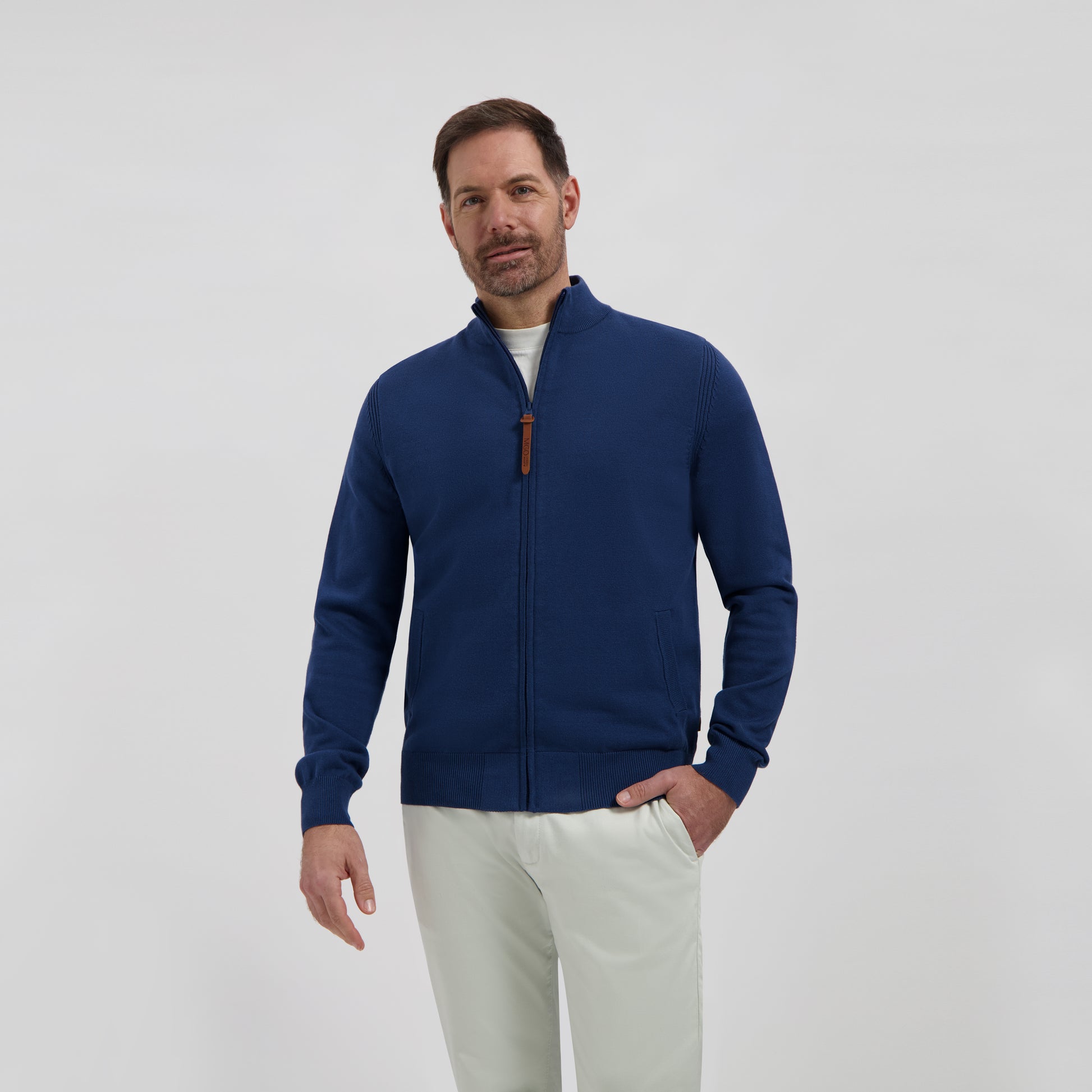 Ethan Men - Outdoor cardigan - Blue MV