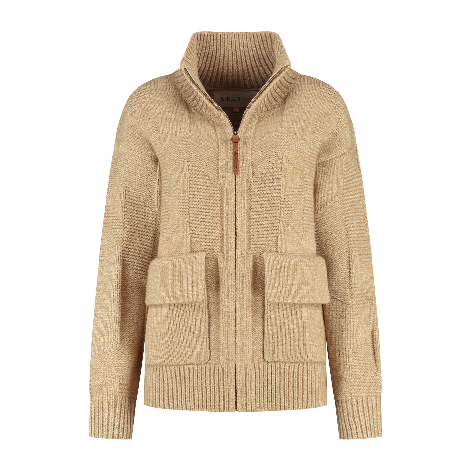 Tamar Women - Cardigan - Coarse knit - Sand F