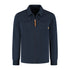 Penn Men - Outdoor cardigan - Fleece lining - Navy F