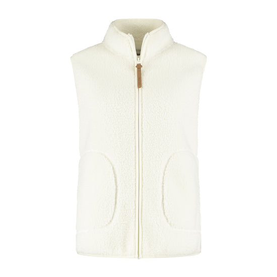 Maya Women - Outdoor Bodywarmer - Teddy - Off-White F