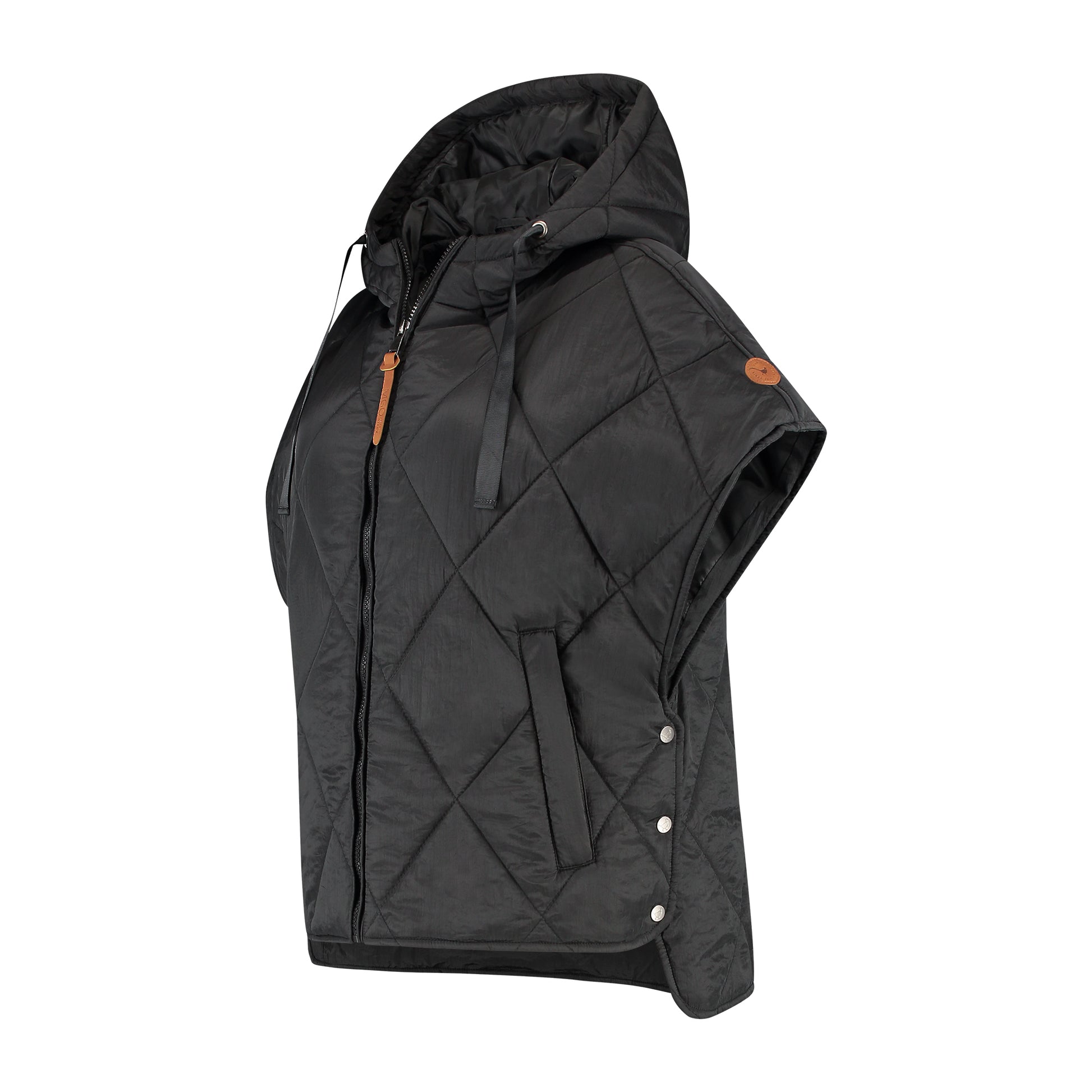 Leah Women - Bodywarmer - Lightweight jacket - Black FL