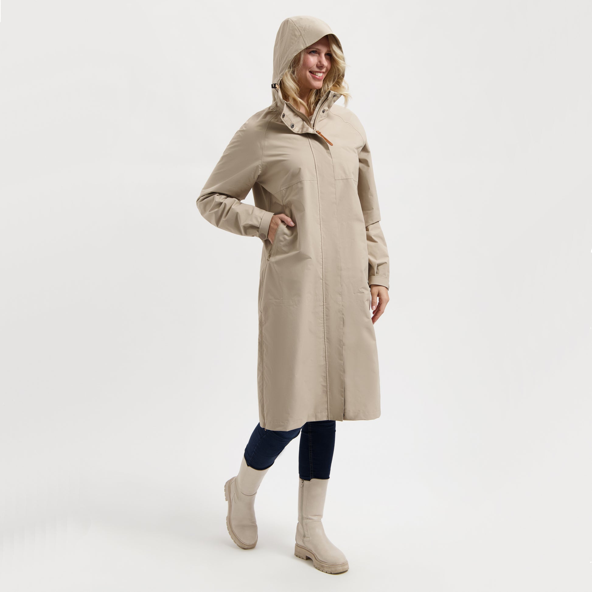 Lori Women - Hardshell jacket - Waterproof - Taupe MV