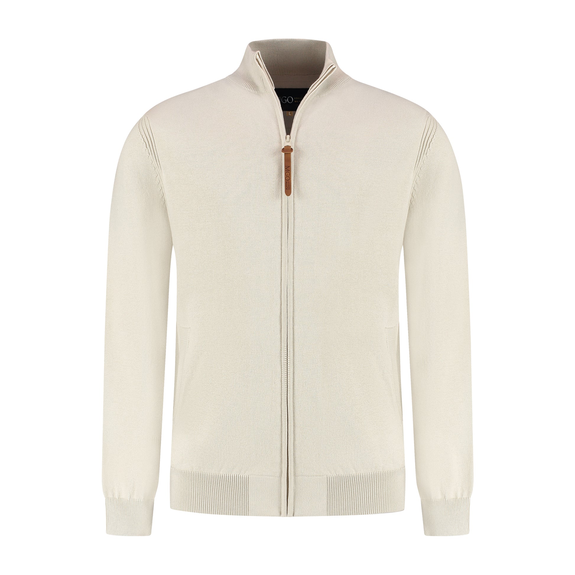 Ethan Men - Outdoor cardigan - Sand F