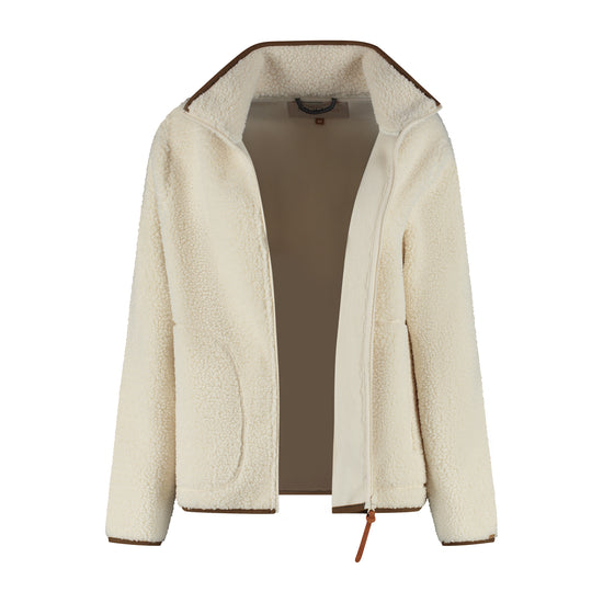 Teddy Women - Outdoor cardigan - Teddy fleece - Off white CVO